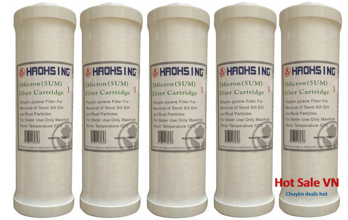 Bộ 5 chiếc lõi lọc nước số 1 dành cho máy lọc nước hãng Haohsing