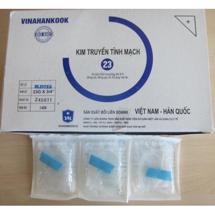 Kim truyền tĩnh mạch- kim cánh bướm 23g.hộp 50 cái