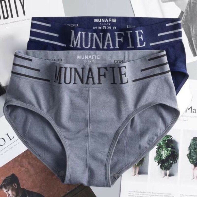 Quần Lót Tam Giác Nam MUNAFIE [ẢNH SHOP TỰ CHỤP]  Thoáng Mát, Co giãn 4 Chiều (Che tên sp nếu khách yêu cầu)