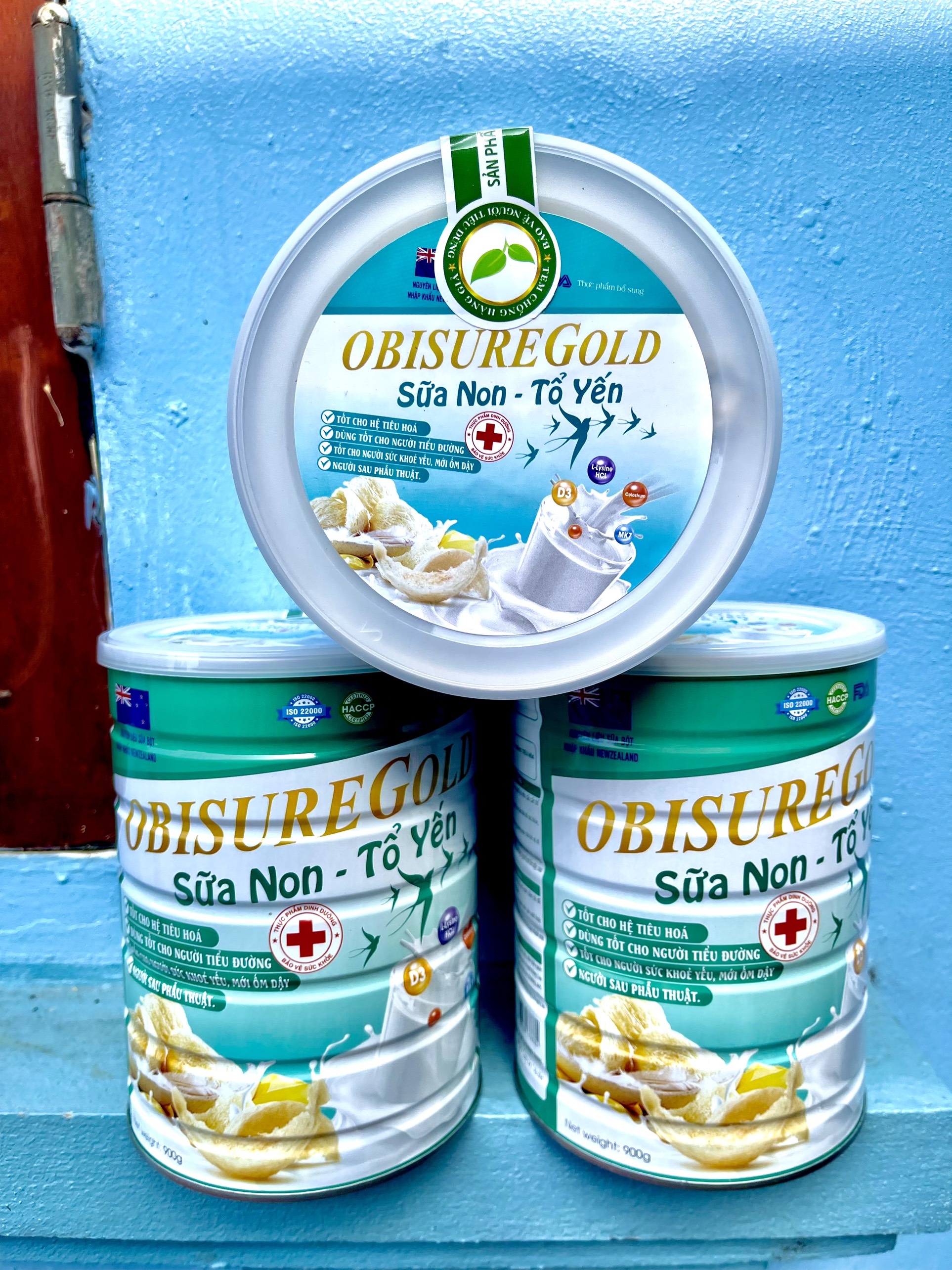Sữa obisuregold sữa non – tổ yến giúp tăng cường sức khỏe, nâng cao sức đề kháng hộp 900g date 12/2025
