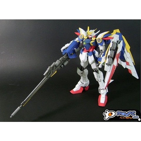 Mô hình giấy gundam xxxg-00w0 wing gundam zero