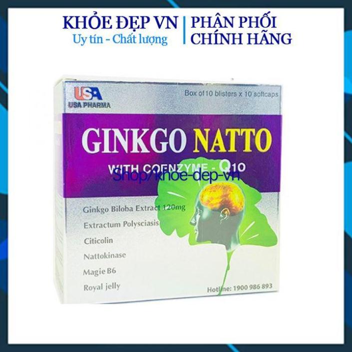 Hoạt huyết dưỡng não Ginkgo natto with coenzym Q10