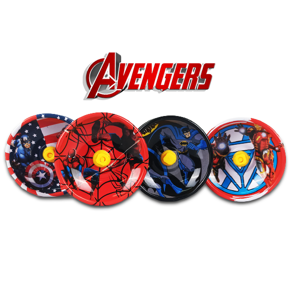 Raffer Đồ chơi trẻ em Yoyo sắt cao cấp Avengers – Đồ chơi giải trí con quay Zozo nhiều hình siêu anh hùng có kèm dây sẵn (giao mẫu ngẫu nhiên)