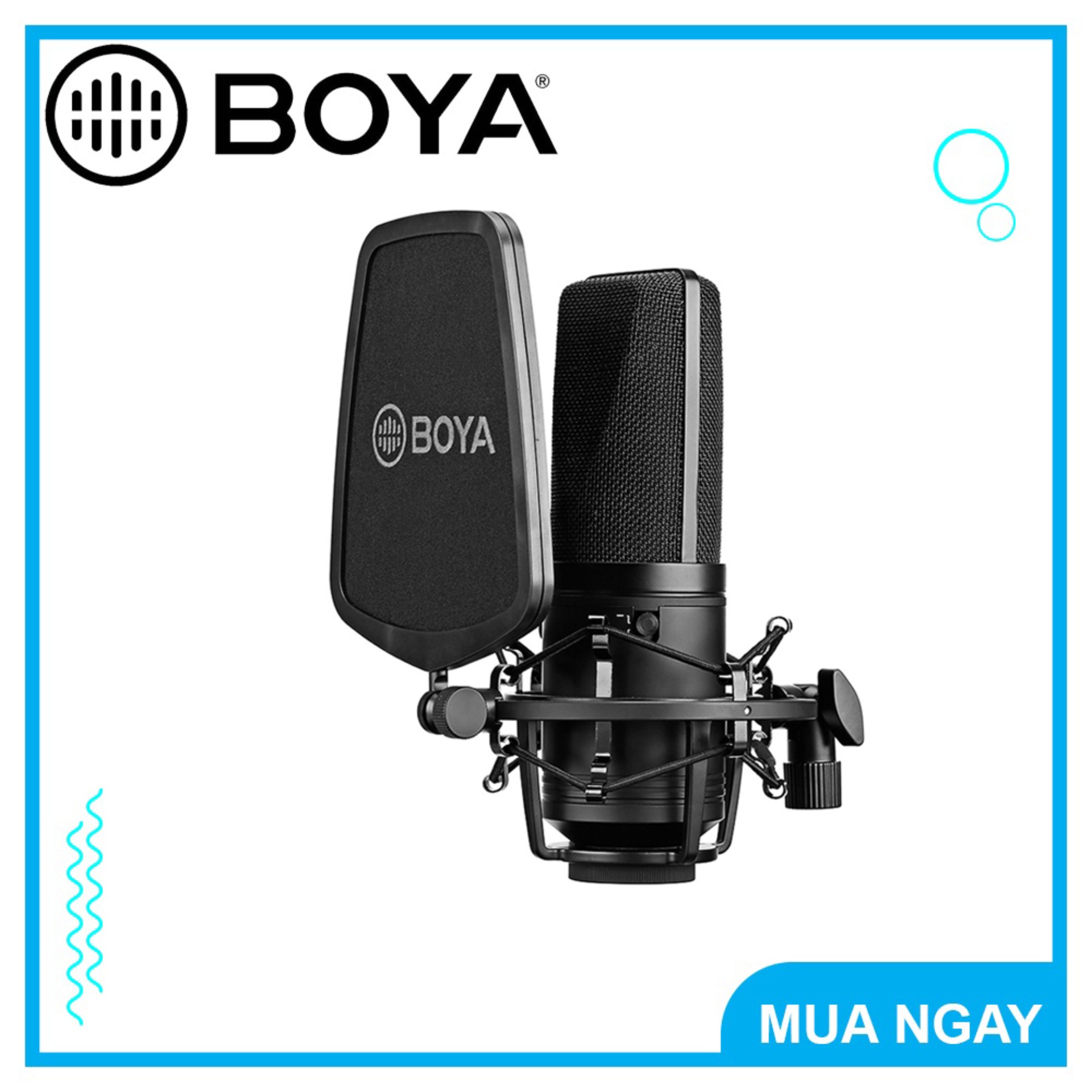Micro thu âm chuyên nghiệp dành cho phòng thu BOYA BY-M1000 (FB491)