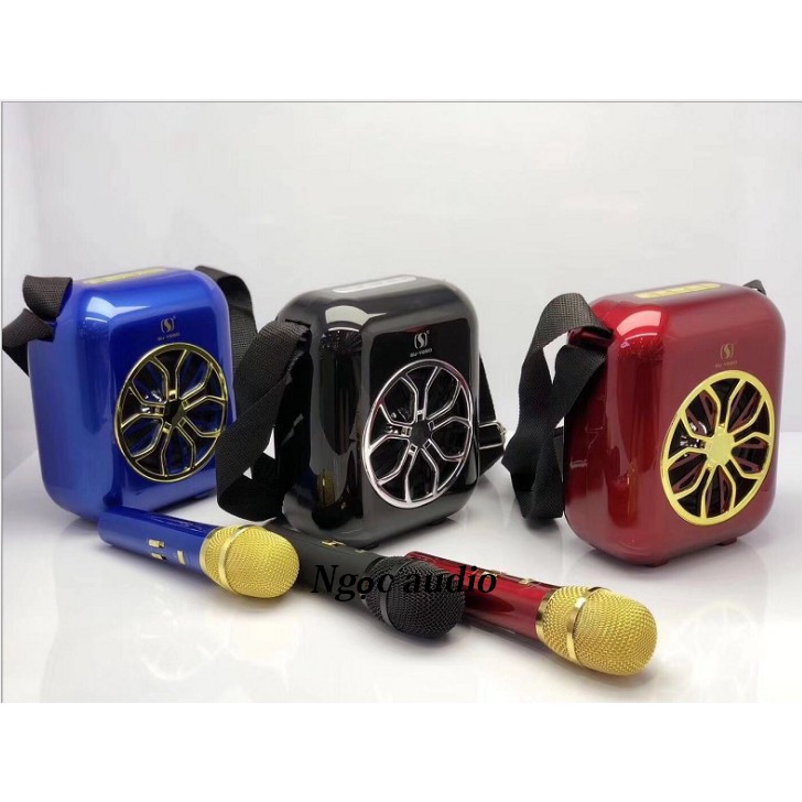 Micro Karaoke Kèm Loa Bluetooth, Loa karaoke mini YS-A20 tặng micro không dây, bản mới nhất 2021, Tích Hợp Livestream, Chế Độ Giả Giọng, Điều Chỉnh Độ Vang, Hiệu Ứng Âm Thanh - Công Nghệ Lọc Âm , Lọc Tiếng Ồn