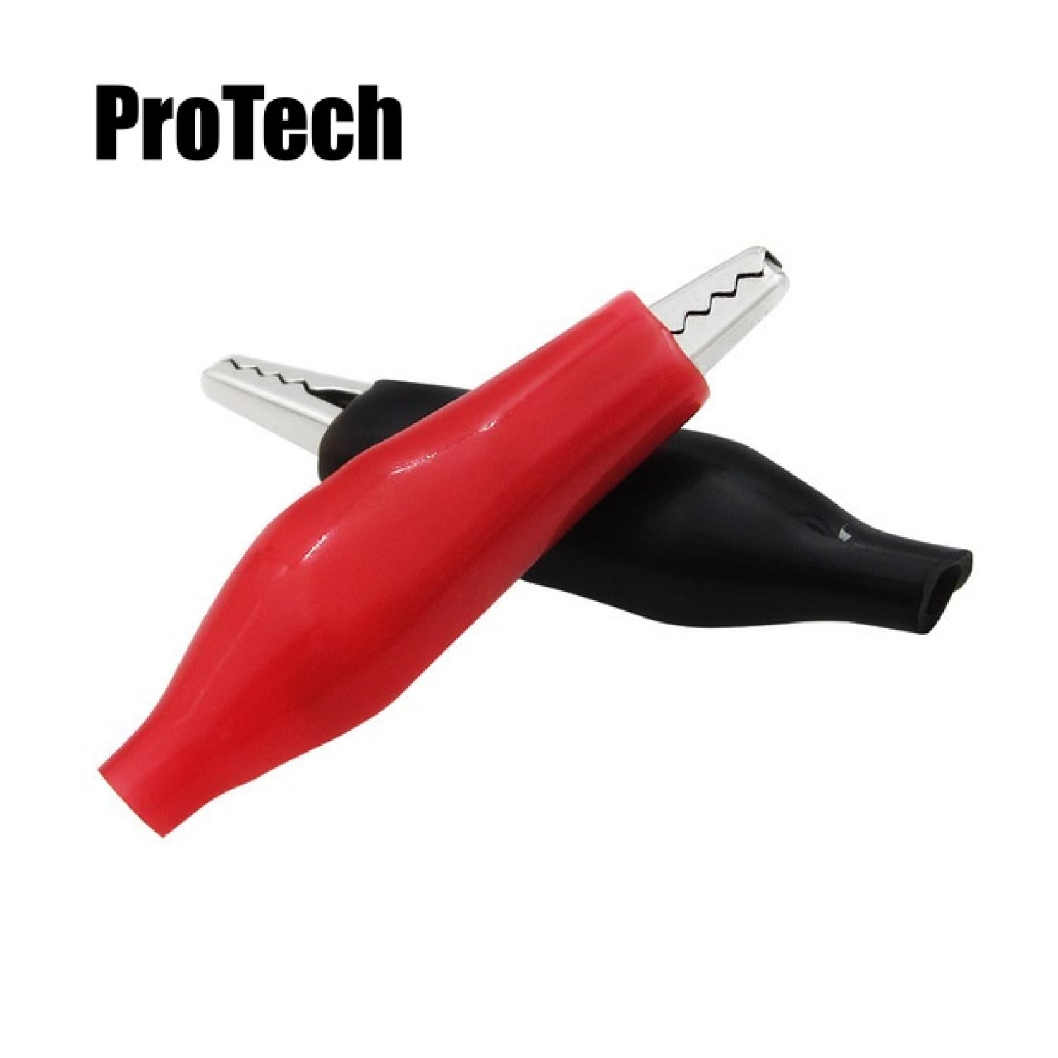 Bộ 10 Kẹp Cá Sấu Bền Chắc 2.6cm (5 Đỏ - 5 Đen)