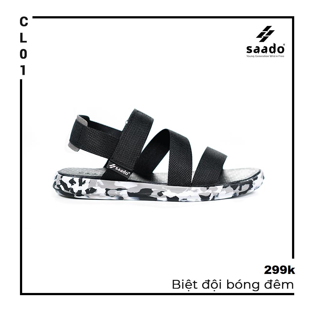 Giày sandal nam saado cl01 - biệt đội bóng đêm