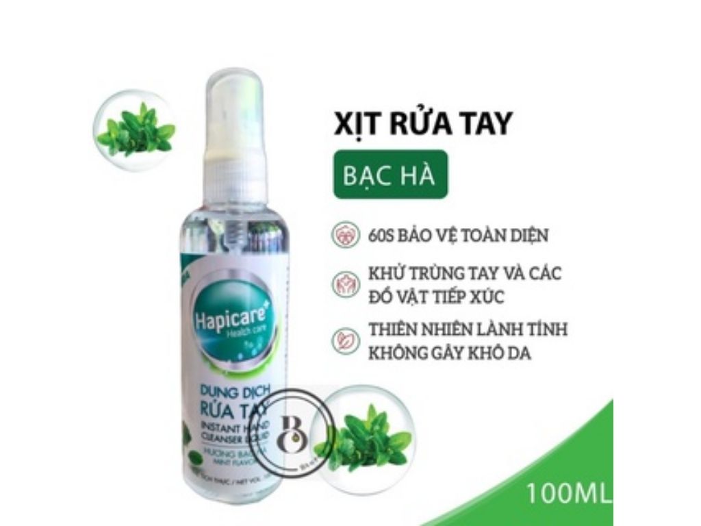 Dung dịch rửa tay kháng khuẩn hapicare