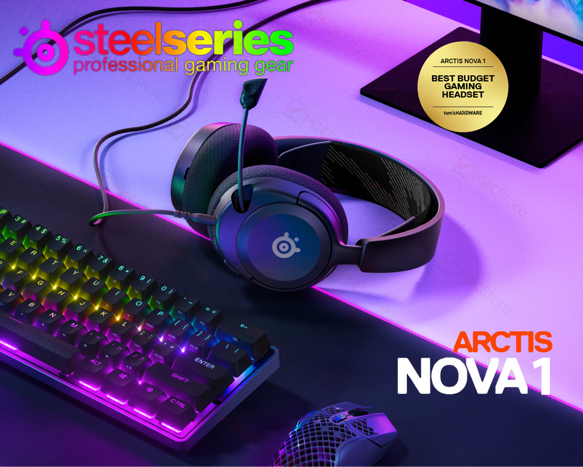 Tai nghe gaming steelseries Arctis Nova 1 MKStore