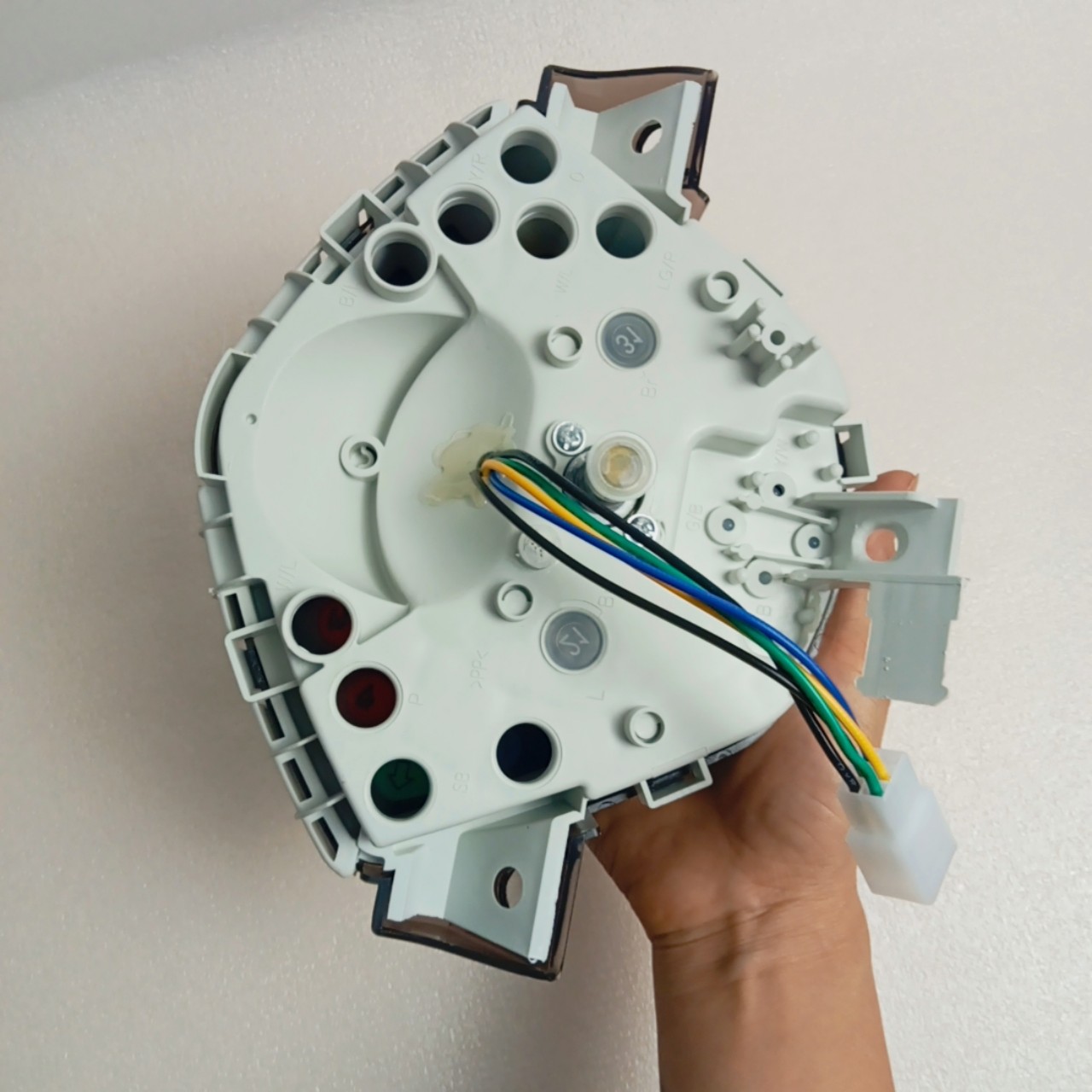 Đồng hồ điện tử LCD xe Wave RSX, Wave 110 với led 7 màu siêu nét