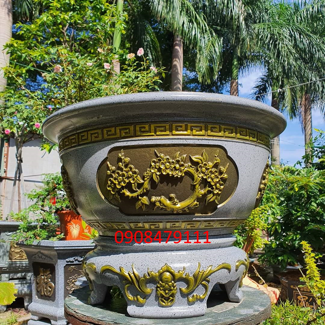 Khuôn đúc  chậu Tròn 60 và chân đôn ABS mẫu( Mai, Thuyền, An Khang Thịnh Vượng, Vạn Sự Như ý)