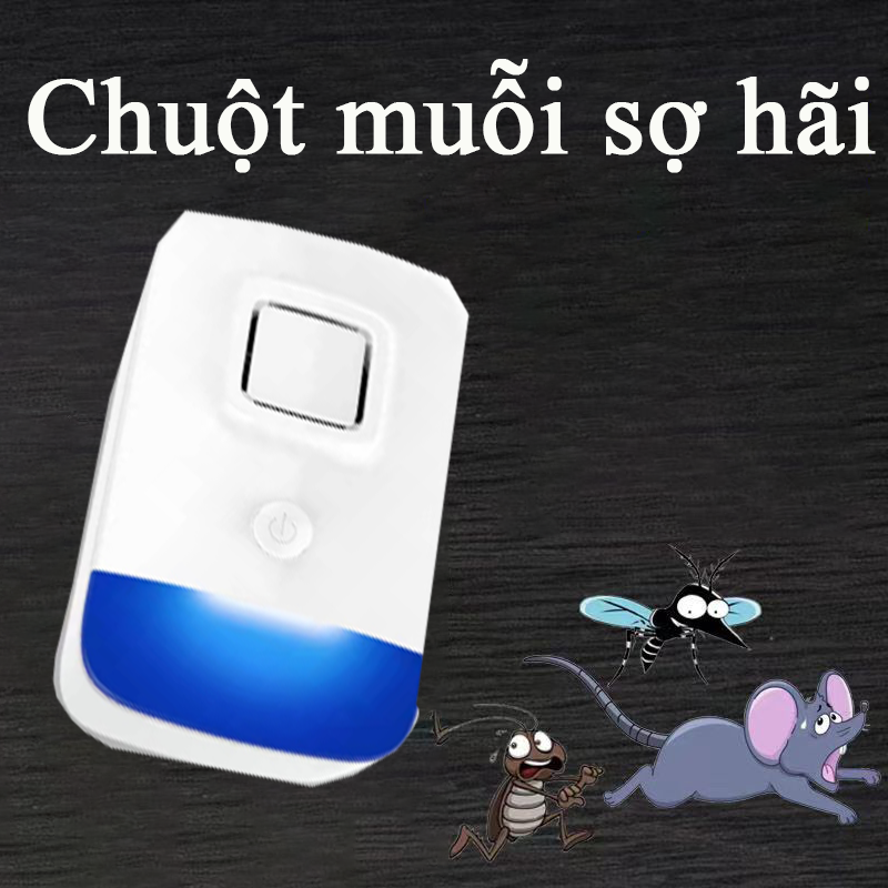 Máy đuổi chuột bằng sóng siêu âm thiết bị đuổi chuột tiện lợi