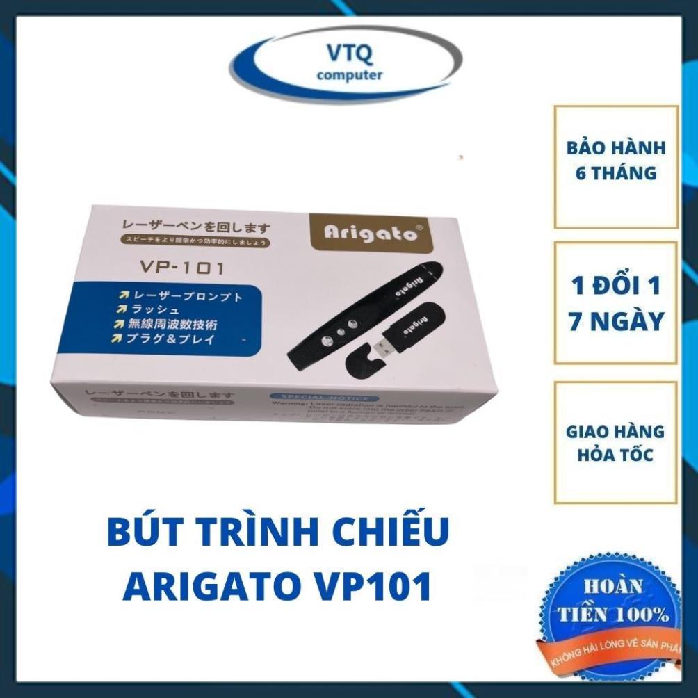 Bút chỉ laser arigato thuyết trình vp101, bút chiếu vesine vp 101 kèm bao da