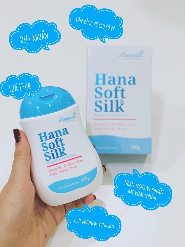 Dung Dịch Vệ Sinh Phụ Nữ Hana Soft Silk Hanayuki