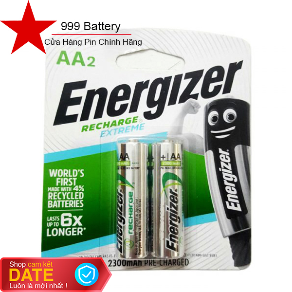 Pin sạc tiểu AA Energizer 2300mAh chính hãng