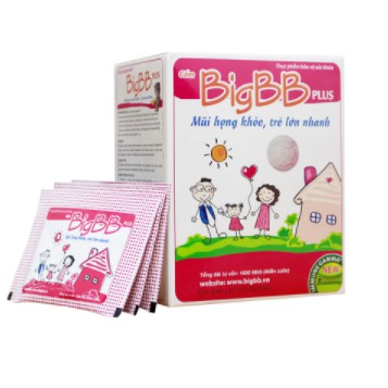 [HCM]Thực Phẩm Hỗ Trợ Hệ Hô Hấp Big BB Plus Hộp 16 Gói