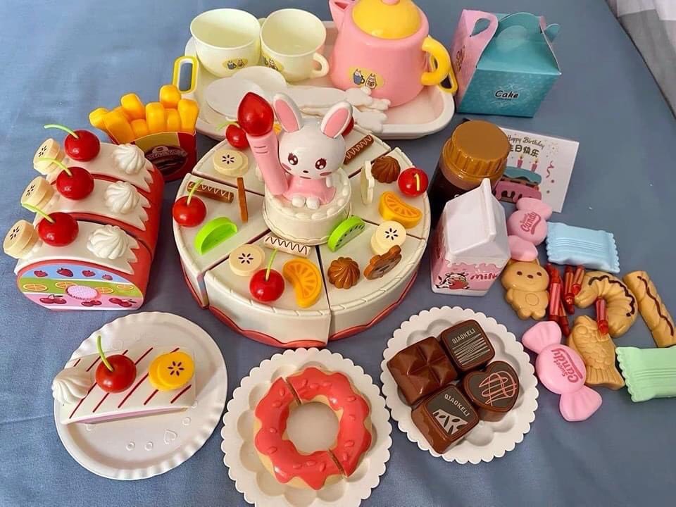 Bộ đồ chơi cắt bánh sinh nhật cho bé