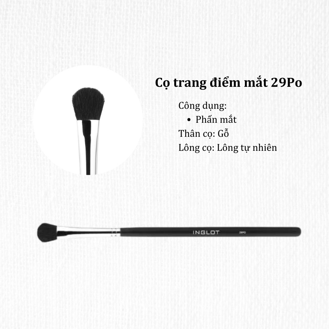 Cọ trang điểm mắt Makeup Brush 29Po Inglot