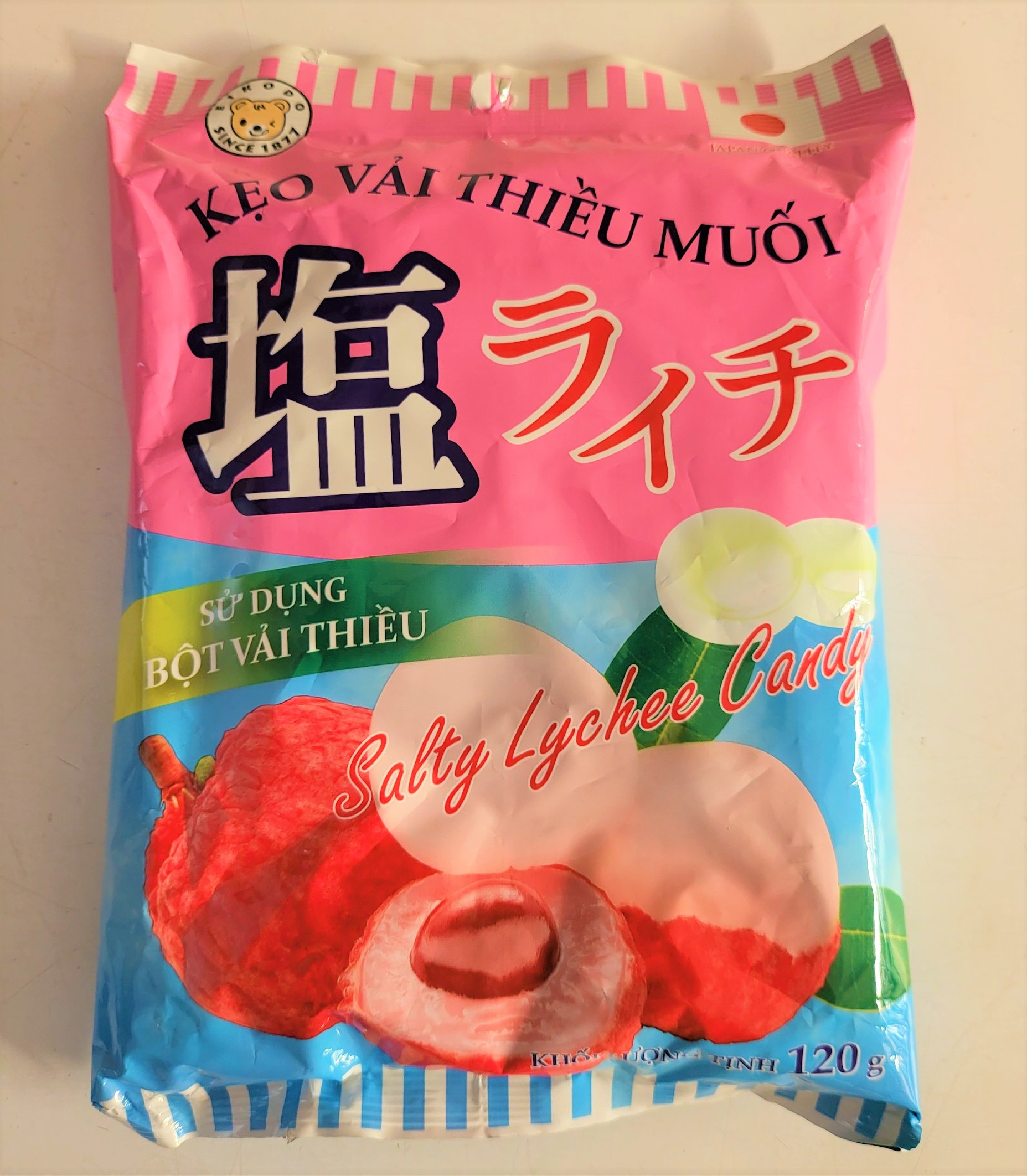 Kẹo vải thiều muối suzuki eikodo salty lychee candy