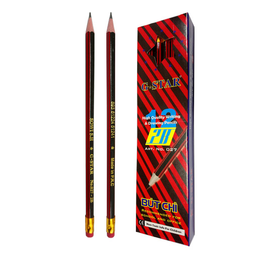 Hộp 12 cây viết chì gỗ 2b g-star 027