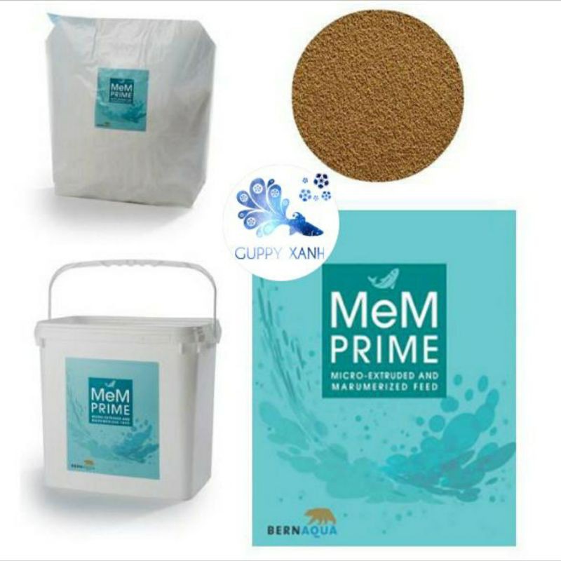 Cám Mem 2/3 3/5 5/8 - Thức Ăn Cao Cấp Cho Cá Cảnh Mem - Không Gây Đục  Kích Vây  Kích Màu Cực Tốt Cho Cá  2-3 ( Cá Con ) (50GR)