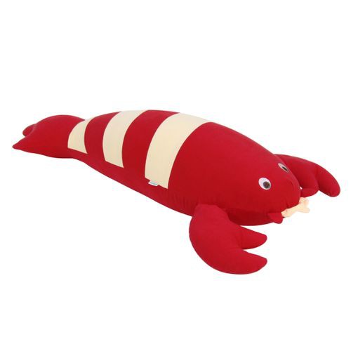 Gối ôm hometex hình con tôm kích cỡ 76x18 cm