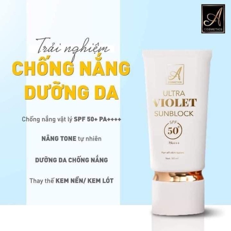 Kem chống nắng ultra violet sunblock acosmetics mẫu mới