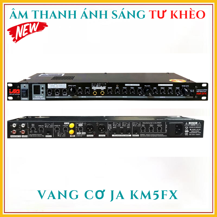 Vang cơ ja km5fx chống hú, có reverb và echo