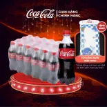 [SIÊU SALE ] Lốc 24 Chai Nước Ngọt Giải Khát Có Ga Coca-Cola 390ml/Chai Sale 8.8 Coca-Cola Chính Hãng_LD