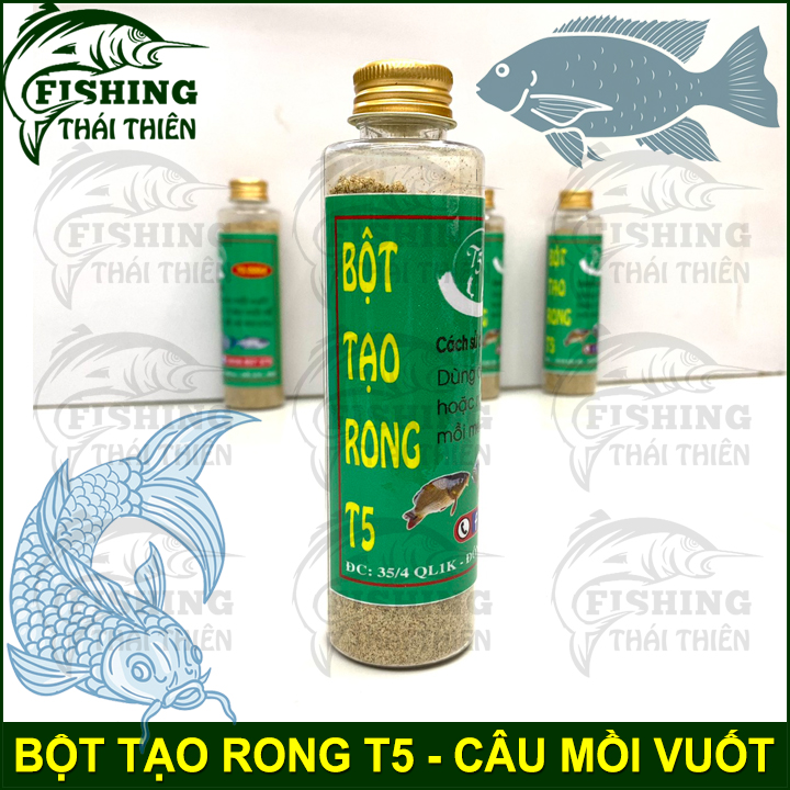 Bột tạo rong câu cá T5 dùng câu mồi vuốt