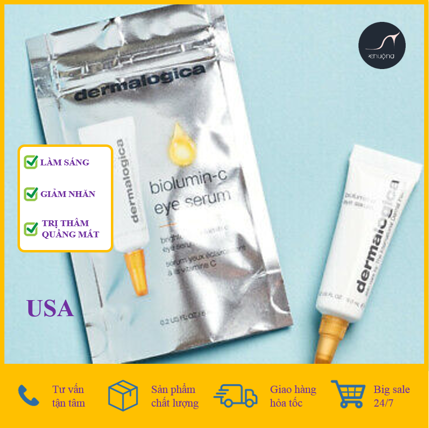 Kem dưỡng mắt chống lão hóa trị thâm Biolumin-C eye serum Dermalogica (SK04)
