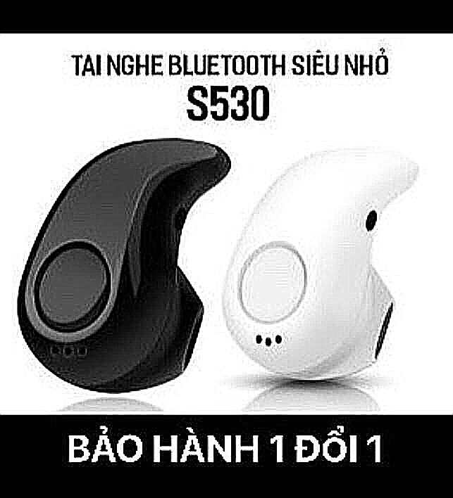 SẠC CỰC NHANH - TAI NGHE BLUETOOTH S530 CÓ MÍC ĐÀM THOẠI CỰC HAY - ÂM THANH 3D SIÊU CHUẨN, DÙNG ĐƯỢC CHO TẤT CẢ CÁC DÒNG ĐIỆN THOẠI SAMSUNG OPPO IPHONE ...