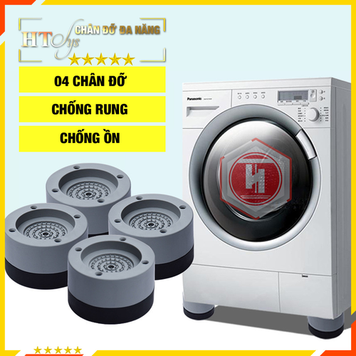 Bộ 04 chân đế cao su chống rung máy giặt - 4 chân đế cao su chống rung