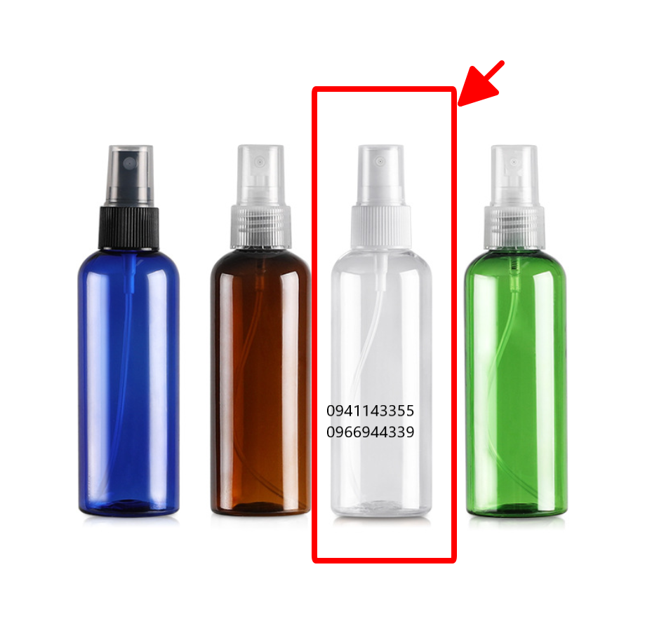 [HCM]Combo 2 chai - Chai xịt phun sương 100ml chiết nước rửa tay mỹ phẩm