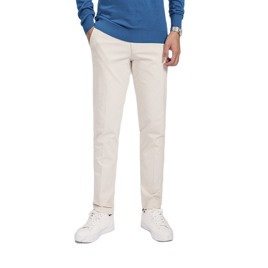 Quần Kaki Aristino AKK01908 kiểu dáng Regular fit màu Be 69