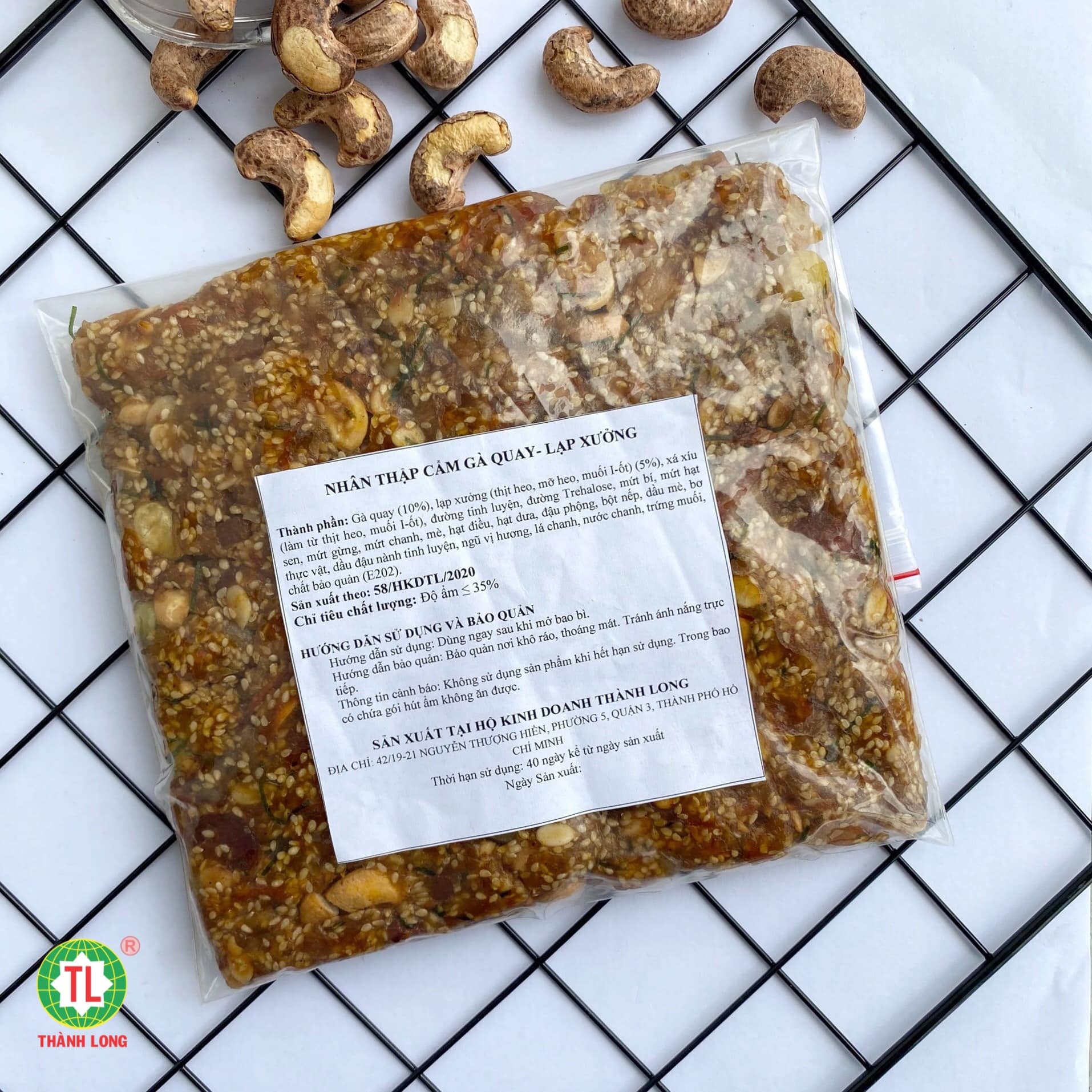 NGUYÊN LIỆU LÀM BÁNH TRUNG THU - NHÂN THẬP CẨM 1 KG - THÀNH LONG