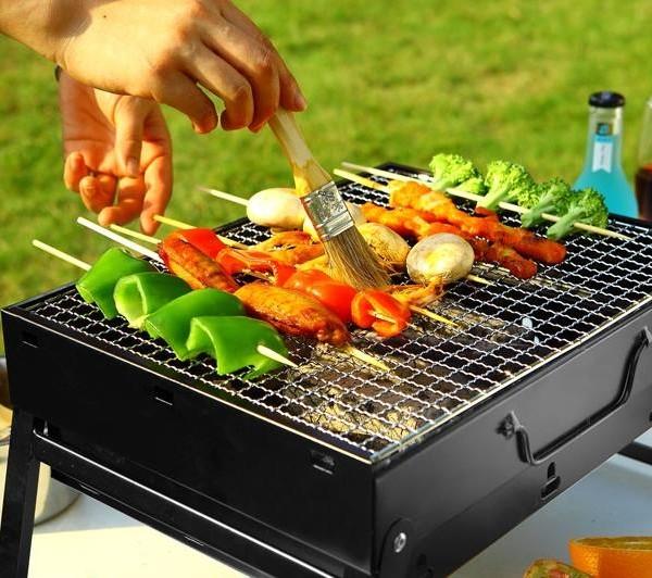 BẾP NƯỚNG THAN HOA VUÔNG CAO CẤP