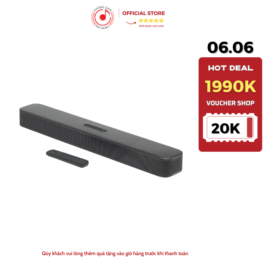 Loa thanh soundbar jbl bar 2.0 all-in-one - chính hãng pgi