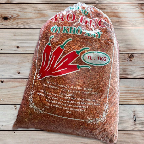 Ớt khô xay ( Nguyên liệu chế biến gà nướng muối ớt ) - 1kg