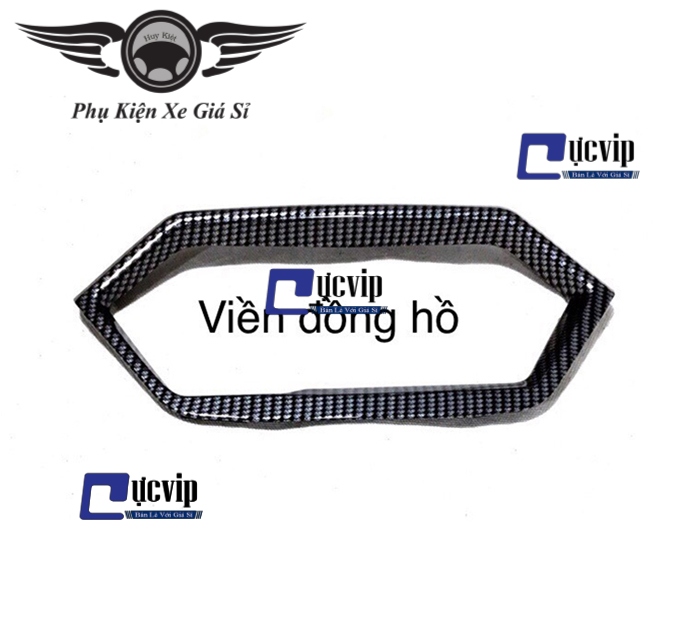 Ốp viền đồng hồ carbon gắn cho xe winner x ms1809