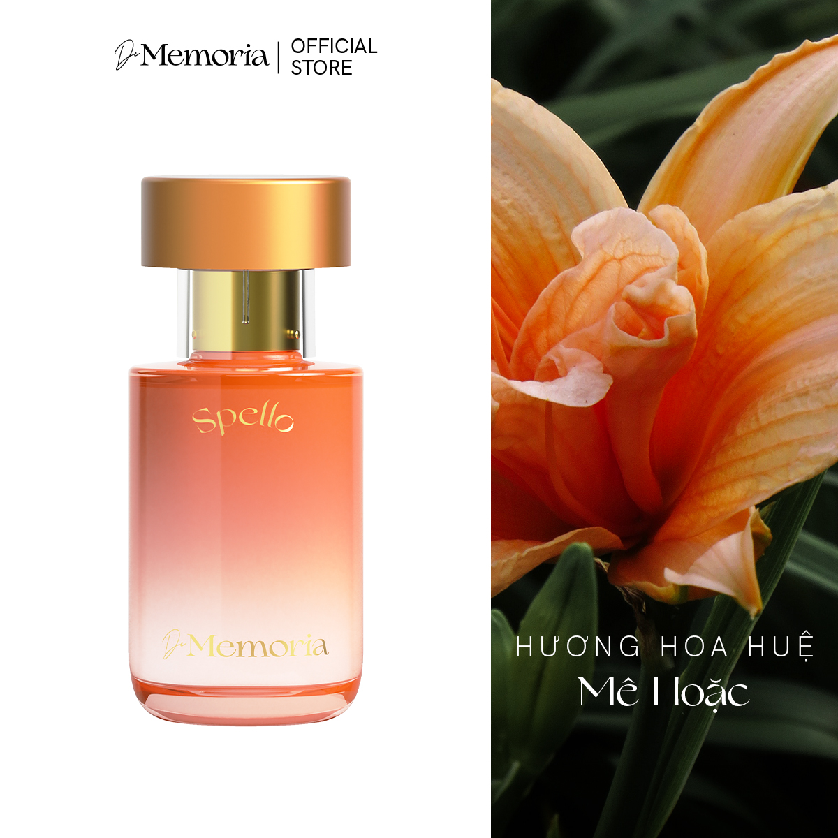 Nước Hoa Nữ De Memoria Mê Hoặc, Muôn Hoa Nở Rộ (30ml) - Spello 01 BST Ký Ức Đầu Tiên