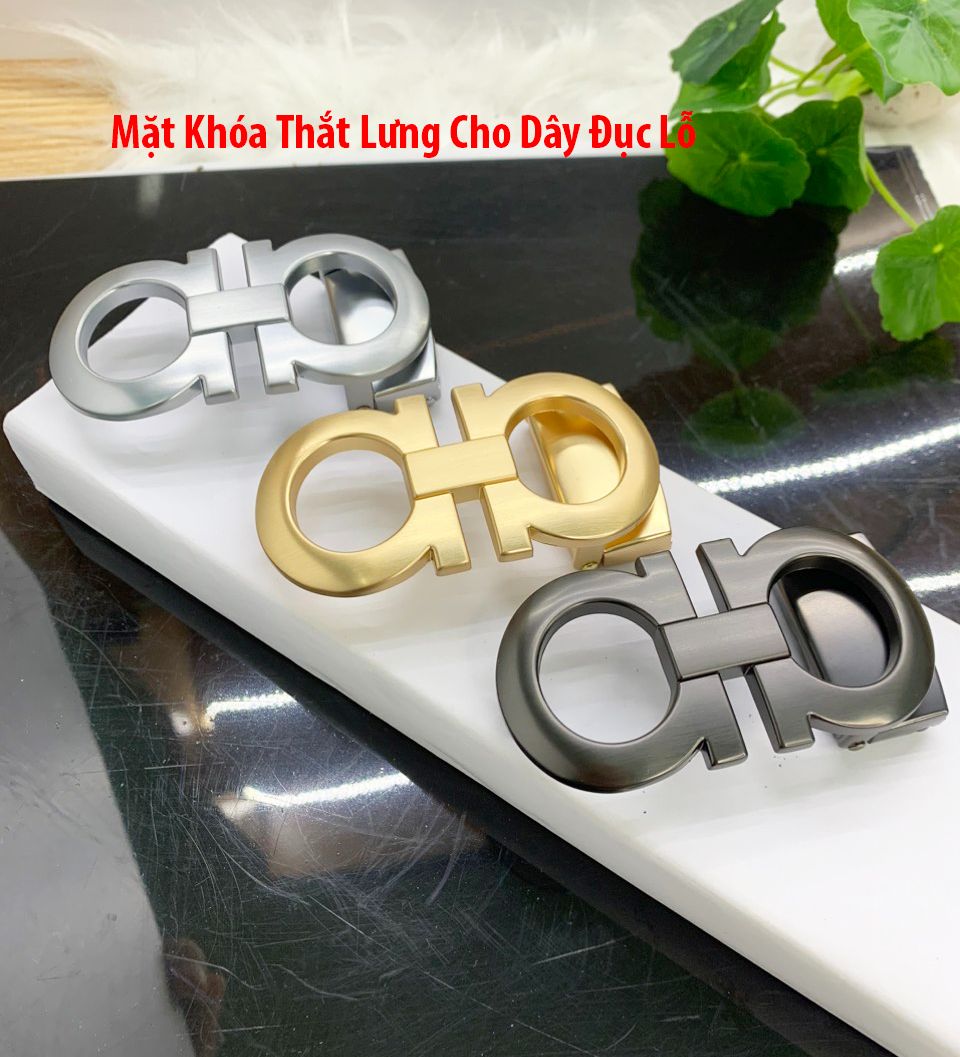 Mặt khóa thắt lưng bấm lỗ- Đầu khóa thắt lưng không kèm dây
