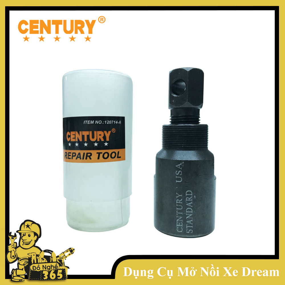 Dụng cụ cảo nồi xe Dream CENTURY , chuyên dụng để mở nồi xe Dream, được thiết kế nhỏ gọn, dễ sử dụng. Có thể sử dụng được cả 2 đầu răng