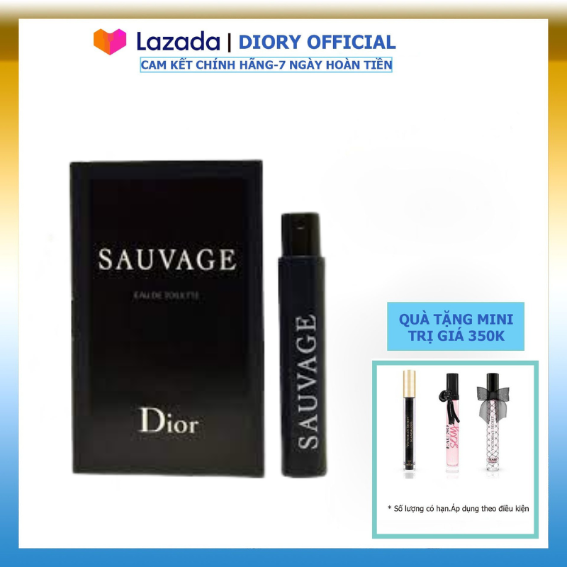 Nước hoa Dior, Nước hoa nam Vial Dior Sauvage EDP 2ml