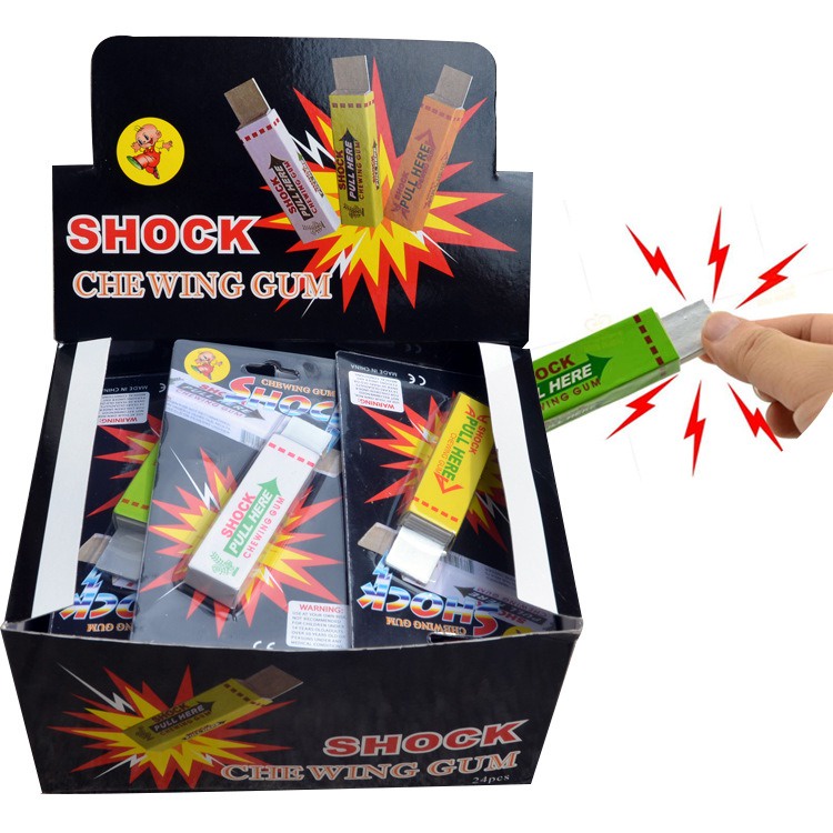 Combo sản phẩm kẹo cao su giật điện thú vị