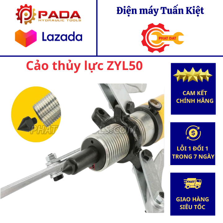 Vam thuỷ lực-Cảo thủy lực ZYL50 chất lượng cao- Hàng chính hãng- bảo hành 6 tháng Giá 7,150,000 Đồng*Miễn phí vận chuyển