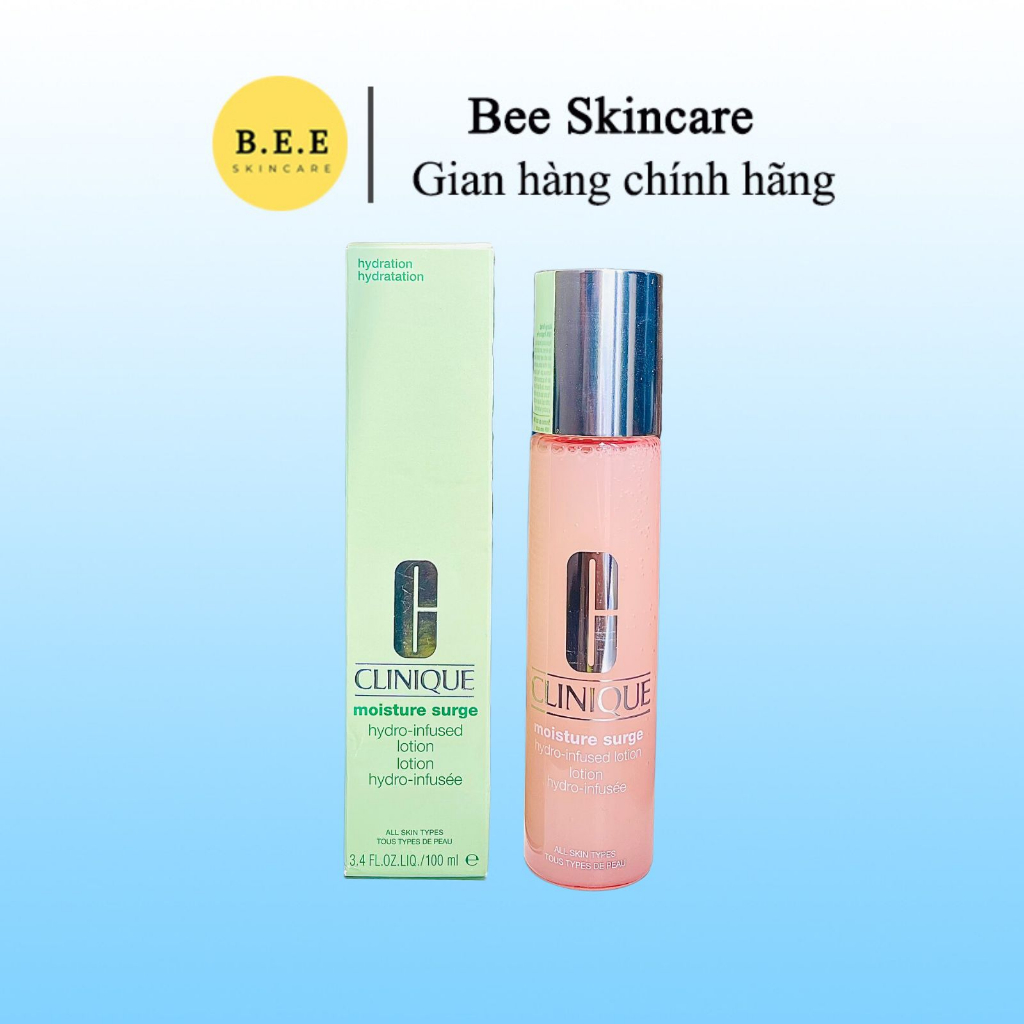 Toner Clinique Moisture Surge Hydrating Lotion Cấp Ẩm, Dịu Da Bee Skincare