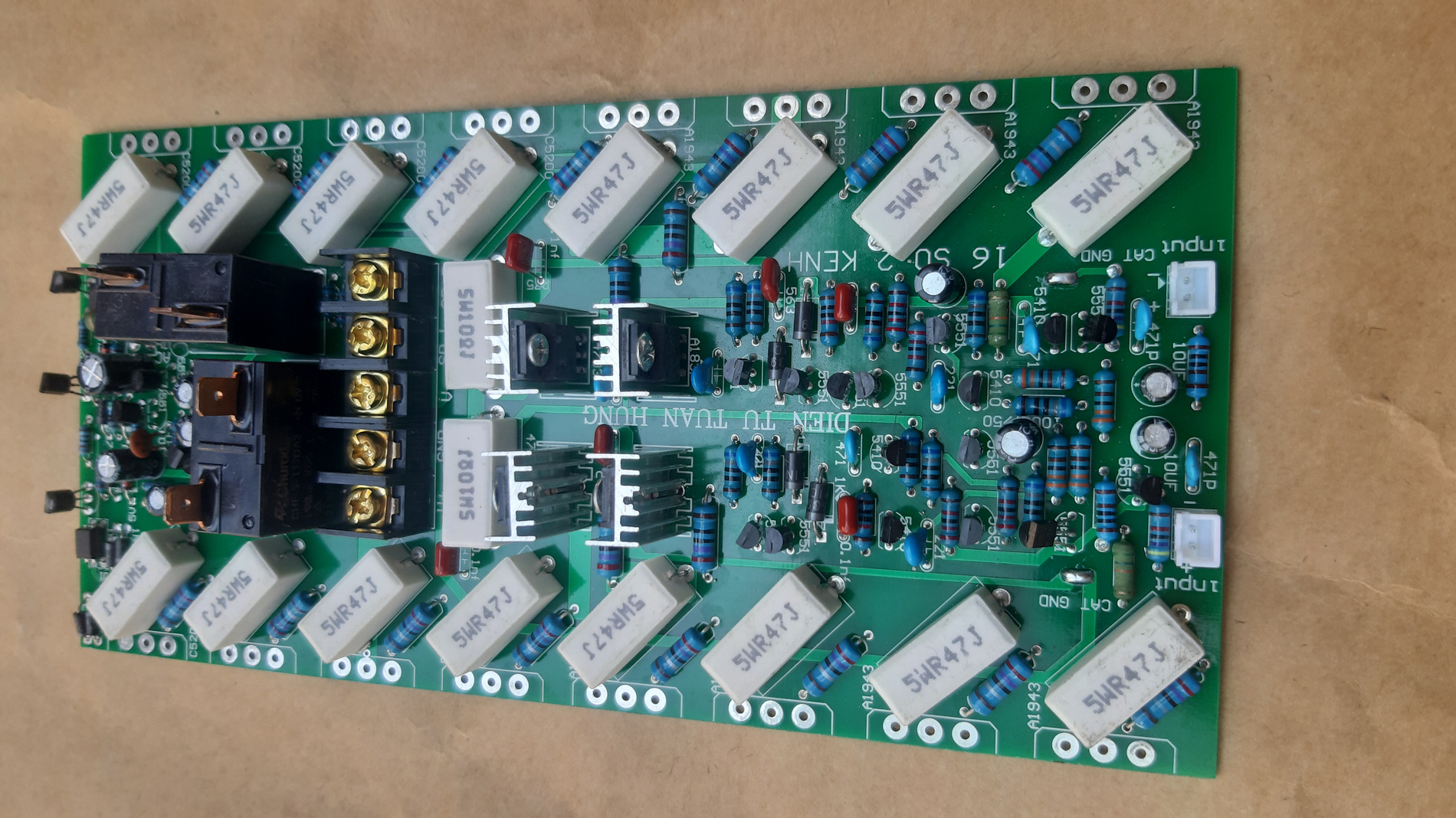 MẠCH CÔNG SUẤT 16 SÒ  2 KÊNH