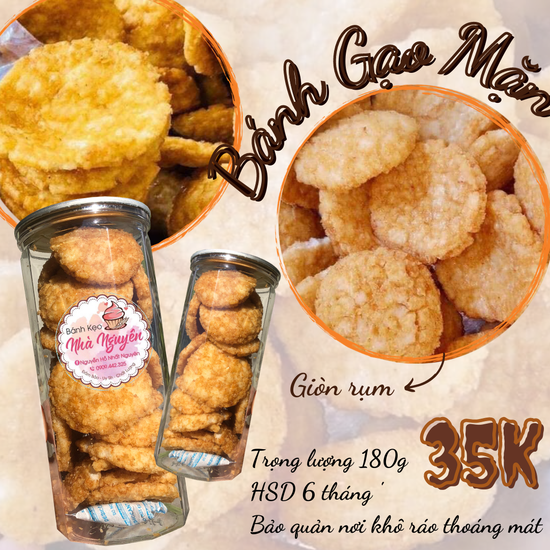 Bánh gạo mặn