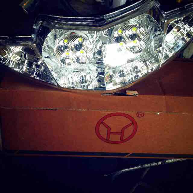 Pha đèn led wave anpha 100 / cụm pha led wave